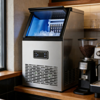 Machine à glaçons commerciale 1 porte, sans givre, multi-refroidissement pour restaurant, bar, hôtel, écoénergétique