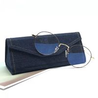 Étui à lunettes triangulaire pliable haut de gamme JSJM – Boîte d'emballage portable et anti-stress pour lunettes de soleil – Vente en gros