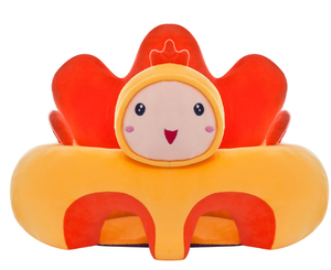 Sofá de felpa de colores <span class=keywords><strong>con</strong></span> cerdo para bebé, regalo para bebé de peluche, soporte de asiento para niño, silla para sentarse para bebé - Product Image 2