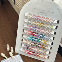 Nouveauté : Vernis à ongles gel effet œil de chat français vegan sans TMPTA, 160 couleurs, 15 ml, effet magnétique, flacon personnalisé