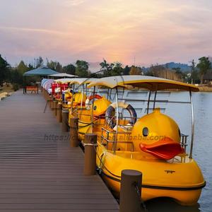 Bateau de loisirs à pédale en fibre de verre, grand canard jaune, vente en gros d'usine, <span class=keywords><strong>prix</strong></span> d'usine, - Product Image 2