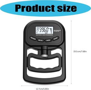 Dinamómetro Digital Electrónico Portátil para el Hogar, Fortalecedor de Dedos y Músculos, Entrenador de Agarre, Medidor de Fuerza - Product Image 5