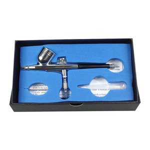 Kit d'aérographe externe réglable HD-130 0.2 0.3 0.5 0.8 à double action et alimentation par gravité, outil portable pour travaux artistiques - Product Image 5