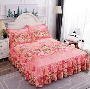 ชุดผ้าปูที่นอนคิงไซส์สั่งทำขายส่ง 3 ชิ้น ลายพิมพ์ทันสมัย พร้อมผ้าคลุมเตียง จัดส่งถึงบ้าน ราคาโรงงานจากจีน - Product Image 2