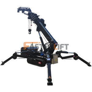 2-Petite <span class=keywords><strong>grue</strong></span> d'araignée de chenille de construction de <span class=keywords><strong>grue</strong></span> d'araignée de 12 tonnes avec le boom télescopique - Product Image 3