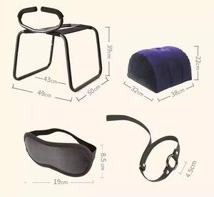 Ensemble de meubles de bondage ajustables deux-en-un pour couples, chaise d'amour à forte capacité de charge, vente en gros - Product Image 4