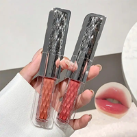 Nouveau design de rouge à lèvres double embout, longue tenue et waterproof, cosmétiques