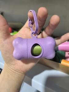 Dispensador de Bolsas para Excremento de Perro con Logotipo del Fabricante, Bolsas de Paja de Trigo Degradables, Fluorescentes, Varios Estilos de Dispensador - Product Image 4