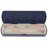 Estuche de Viaje para Bolígrafos de Plástico, Estuche Delgado y Hueco de Plástico Impermeable, Caja de Almacenamiento para Frascos, Venta al por Mayor de Envases para Cuidado de la Piel