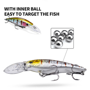 Leurre de pêche <span class=keywords><strong>Minnow</strong></span> 8.5g/9cm ABS <span class=keywords><strong>Jerk</strong></span> Bait Leurres Fishing Minnows - Product Image 5