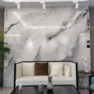 Luxury and elegant porcelain slab thin tile with natural marble texture 1600*3200mm