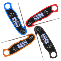 Top Seller Alpha Griller Instant Read Stainless Steel IPx67 Waterproof Digital Meat Thermometer for Cooking Kitchen BBQ