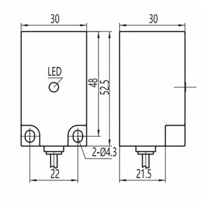 Mujia tốt nhất người bán vàng LED chỉ số ánh sáng nhạy cảm cảm Cảm biến tiệm cận cảm ứng IP67 đánh giá NPN/PnP đầu ra 0-7 mét cảm biến - Product Image 3