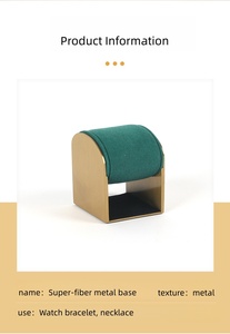 Espositore di Lusso Moderno per Orologi - Supporto in Metallo su Misura con Microfibra Ecologica per Orologi da <span class=keywords><strong>Uomo</strong></span> - Product Image 5