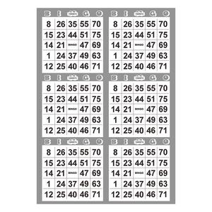 Venta al por mayor de tarjetas de 75 bolas de <span class=keywords><strong>Bingo</strong></span>, juego de impresión <span class=keywords><strong>Digital</strong></span>, juego de billetes, <span class=keywords><strong>bingo</strong></span> de papel - Product Image 4