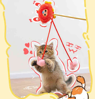 Authentique jouet pour chat en peluche Baby Three, boîte mystère, jouet interactif pour chat, fournitures pour animaux de compagnie