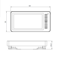 Sistema de Gestión de Etiquetas Electrónicas para Estantes (ESL) de 2.1''
