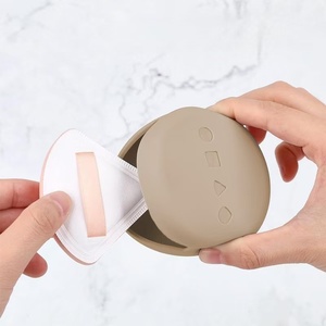 New Beauty Sponge Silicone Portable Box Dustproof Breathable Sponge Powder <b>Puff</b> Storage <b>Bag</b> Storage Box - Product Image 6