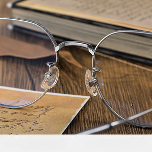 Monture de lunettes ronde vintage pour étudiants, ultralégère, pour myopie - Product Image 4