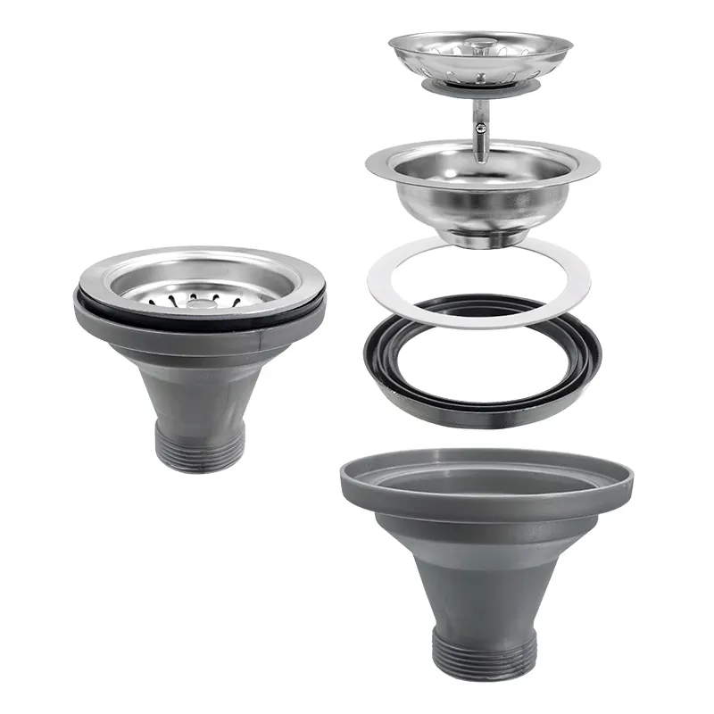 Kitchen Sink Accessories Stainless Steel Filter Baskets Popular American Style Sink Baskets Support Customization
