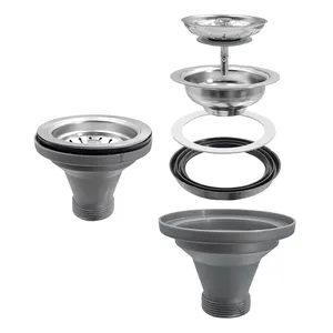 Kitchen Sink Accessories Stainless Steel Filter Baskets Popular American Style Sink Baskets Support Customization