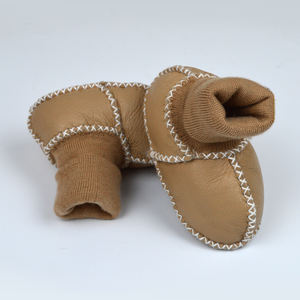 Scarpe Invernali per Bambini Okayda, Calzature in Vera <span class=keywords><strong>Pelliccia</strong></span> di Pecora Tinta per Climi Freddi, 6-12 Mesi - Product Image 4