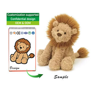 Jouet en peluche mignon personnalisé, porte-clés en peluche, jouets câlins, lionne en peluche, fabricant de jouets en peluche - Product Image 1