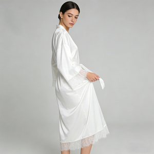 <span class=keywords><strong>Robe</strong></span> de mariée longue en satin de luxe avec cordon de serrage sur le devant, <span class=keywords><strong>robe</strong></span> de cérémonie pour femmes, <span class=keywords><strong>robe</strong></span> de <span class=keywords><strong>demoiselle</strong></span> <span class=keywords><strong>d</strong></span>'<span class=keywords><strong>honneur</strong></span> pour le printemps - Product Image 2