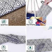 Vente directe usine – Serviette de plage moderne d'été, impression double face, séchage rapide, sans sable, en microfibre, design personnalisé