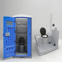 Toilettes Compostables Portables en Plastique HDPE Écologiques et Durables au Design Moderne, Garantie 5 Ans pour le Camping en Plein Air et les Espaces Publics Mobiles