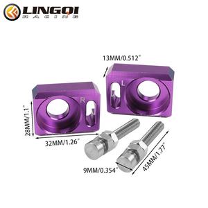 <span class=keywords><strong>Regulador</strong></span> <span class=keywords><strong>de</strong></span> ajuste <span class=keywords><strong>de</strong></span> <span class=keywords><strong>cadena</strong></span> <span class=keywords><strong>de</strong></span> aleación <span class=keywords><strong>de</strong></span> aluminio para motocicleta LINGQI RACING para sistema <span class=keywords><strong>de</strong></span> freno todoterreno Universal Dirt Pit Bike - Product Image 2