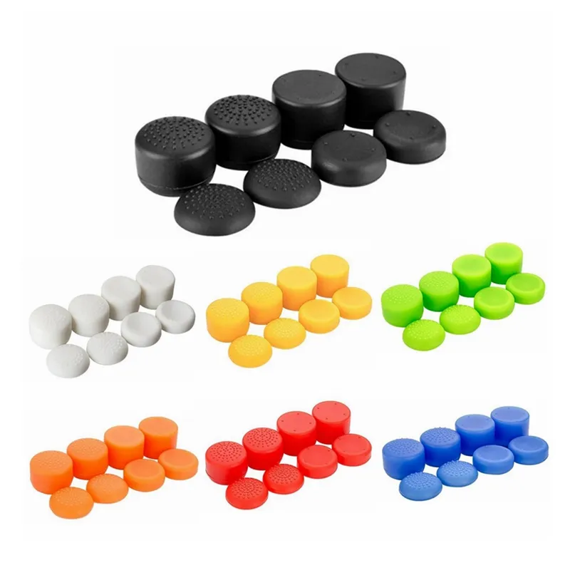 8 in 1 Silicone Analog Thumb Stick Grip Joystick Extra High Cover For PS5 PS4 PS3 Xbox One 360 Switch Pro Controller Thumb Grips