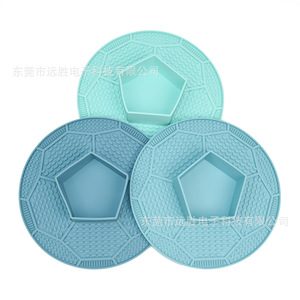 Bol à nourriture pour chat et chien, pentagonal, extra large, en silicone, alimentation lente, anti-étouffement, plat d'alimentation pour animaux de compagnie, forme ronde de 320 mm - Product Image 1