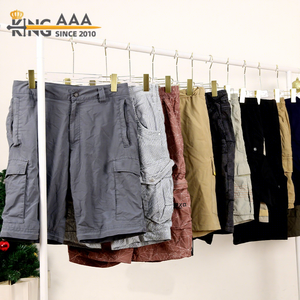 Pantalons cargo multi-poches en gros, vêtements d'été d'occasion en balles, shorts décontractés, pantalons d'occasion pour adultes, approvisionnement en vrac - Product Image 1