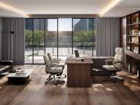 Chaise de bureau ergonomique moderne à dossier haut avec structure métallique, hauteur réglable, siège inclinable, design pliable, offrant un excellent soutien