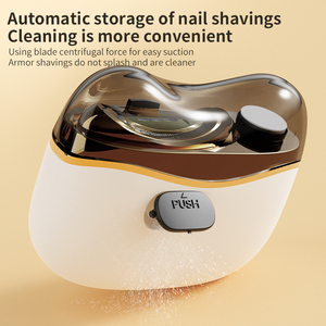 Coupe-ongles électrique automatique rechargeable par USB 2 en 1, lime <span class=keywords><strong>à</strong></span> ongles électrique, coupe-ongles électrique avec récupérateur - Product Image 5