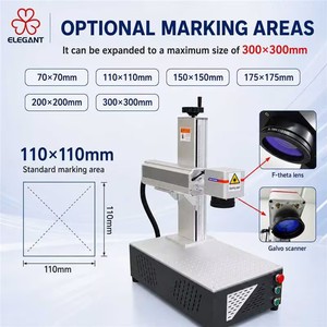 Machine de marquage laser à fibre 20W 30W 50W, graveur laser métallique pour acier et aluminium, machine de marquage laser à fibre portable - Product Image 3