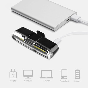 Vente <span class=keywords><strong>en</strong></span> gros de lampes de vélo rechargeables par USB, phare avant et arrière de sécurité pour vélo, éclairage LED pour vélo, facile à installer - Product Image 3