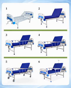 Cama Médica Hospitalaria de Acero Inoxidable de Alta Resistencia, Ajustable con una o dos Manivelas, para Cuidado Psiquiátrico y Geriátrico - Product Image 4
