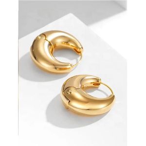 ซินฟลาย ขายส่ง เครื่องประดับทองคำแท้ 18k ต่างหูทรงหยดน้ำ แฟชั่น 2023 - Product Image 2