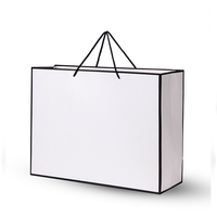 Sacs en papier personnalisés de luxe écologiques avec poignée pour robes, vente en gros, marque privée