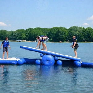 ทางลาดเป่าลมอุปกรณ์สำหรับสวนน้ำเพื่อสร้างสมดุลและความคล่องตัวทีมฝึกอบรม - Product Image 3