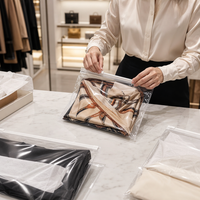 Pochette zippée à marque privée, sac d'emballage personnalisé pour le branding de produits de détail