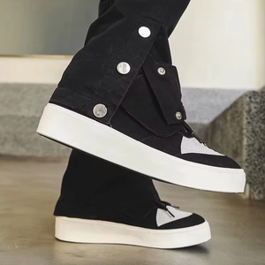 Chaussures de marche décontractées pour hommes, design tendance, fermeture éclair, doublure en mesh, semelle extérieure en PVC, cuir gaufré, respirantes, légères, printemps - Product Image 2