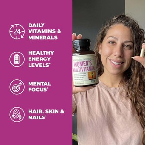 Multivitamines OEM pour femmes, 60 <span class=keywords><strong>capsules</strong></span>, complément alimentaire pour l'énergie quotidienne, soutien pour la beauté des cheveux, de la peau et des <span class=keywords><strong>ongles</strong></span>, santé, vente en gros - Product Image 3