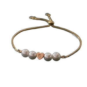 Collana Trendy in Argento Sterling con Ciondolo a Lettera Barocca e Perla Ovale, con Catena a Maglie per Donne e Bambini - Product Image 5