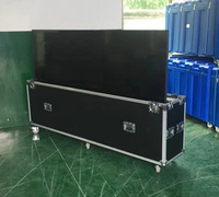 50 "55" 60 "65" 70 "80" Plasma/LCD/LED TV Flight Case con elevador eléctrico, Monitor Case