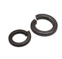 High Tensile DIN 127 Direct Sale High Strength Carbon Steel Plain Black Finish Square End Spring Lock Washer