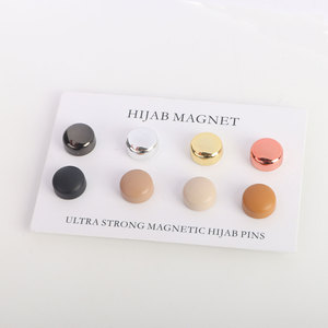 65 Styles Matte Metal Pin Magnet Non-slip Muslim Women Magnetic Hijab Scarf Pins Islamic Pinless Safety Headscarf Brooches Accessories I438749930 - Foto 2