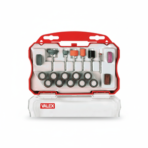 Set di Mini Punte VALEX ACC0155 in Acciaio ad Alta Velocità con Diamante, Confezione da 40 Pezzi, 10mm 8mm 6mm 5mm 3mm per Vetro, Prodotto in Italia - Product Image 2